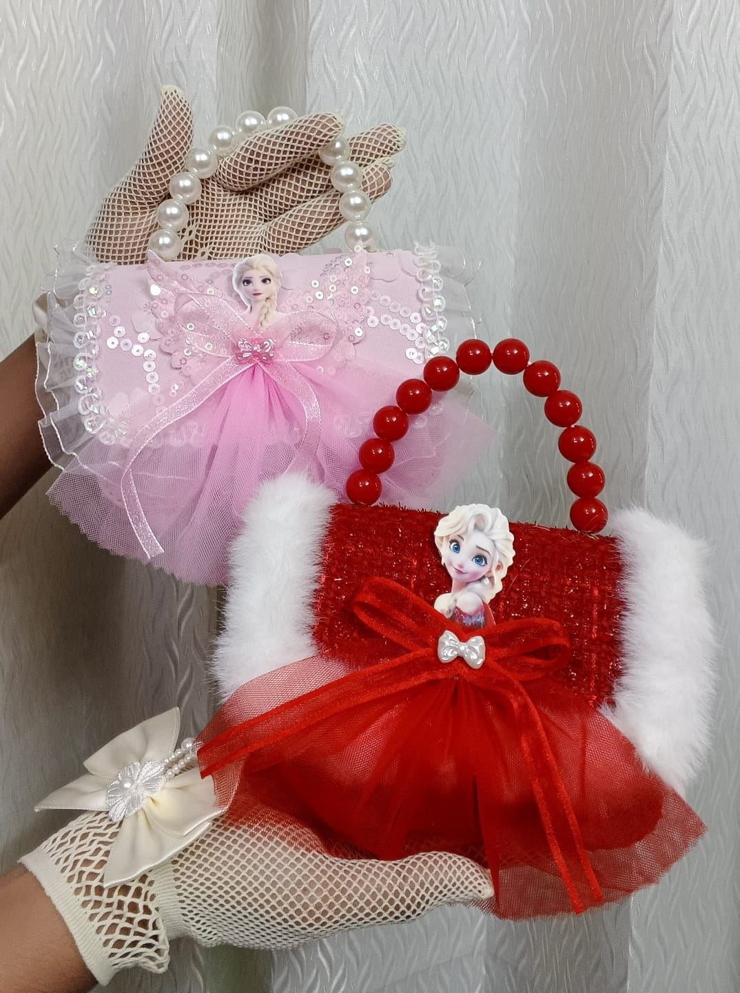 Elsa doll bag
