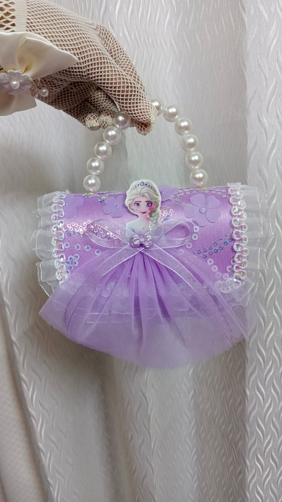 Elsa doll bag