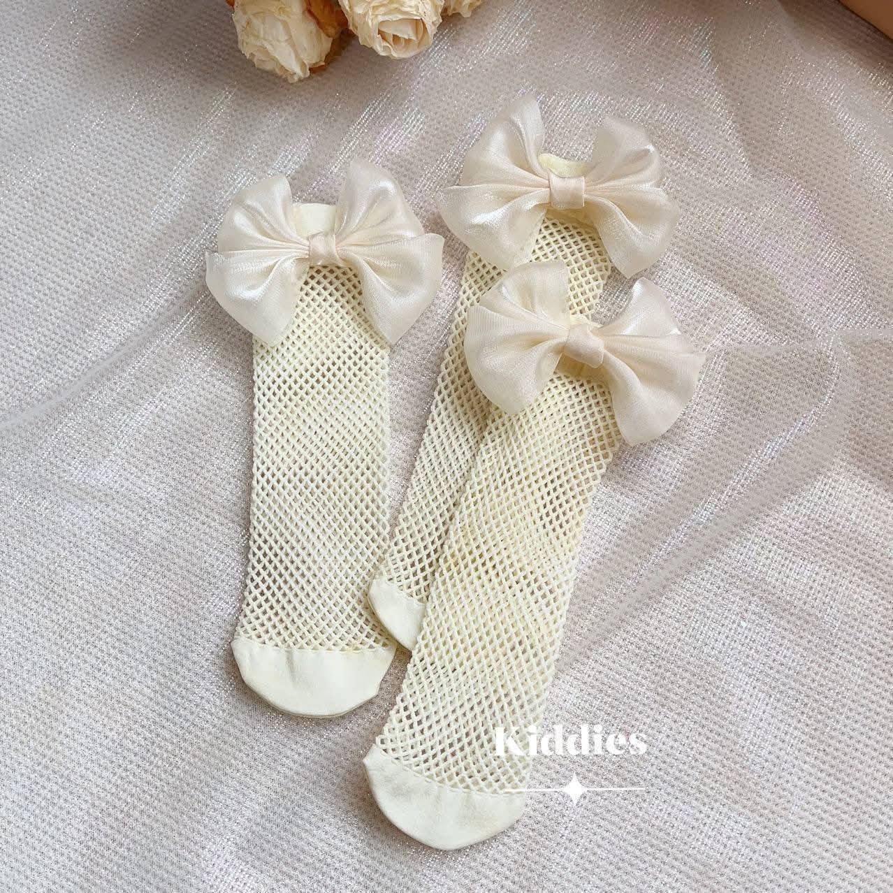 Bow Net socks