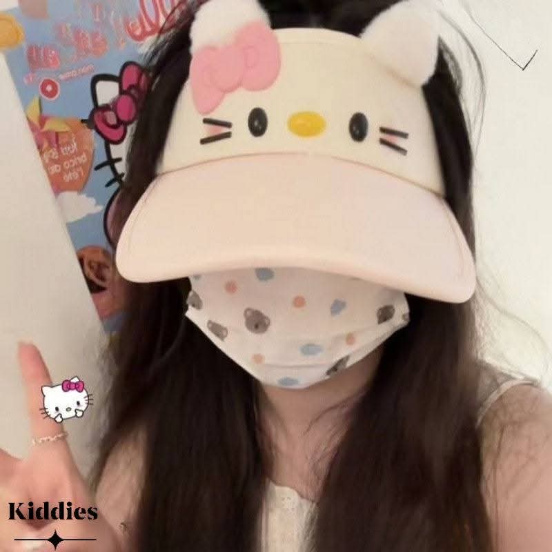 Hello kitty sunshade cap