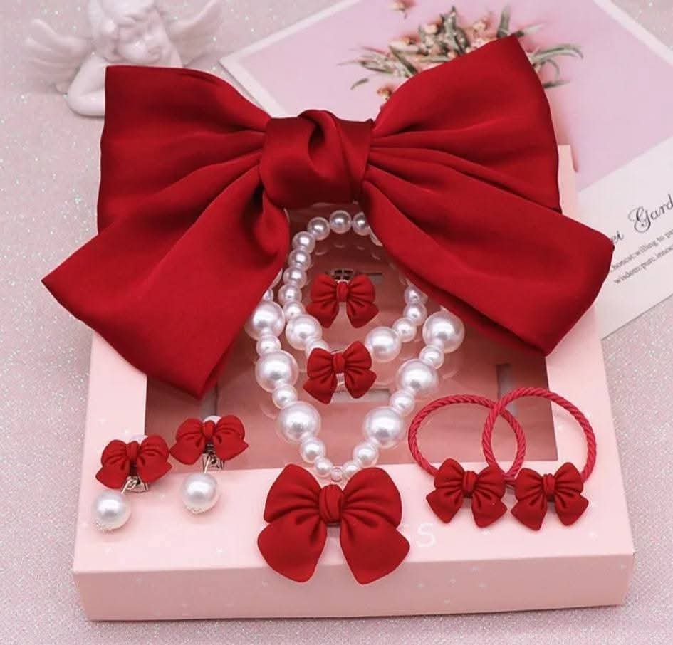 Bow Necklace Set