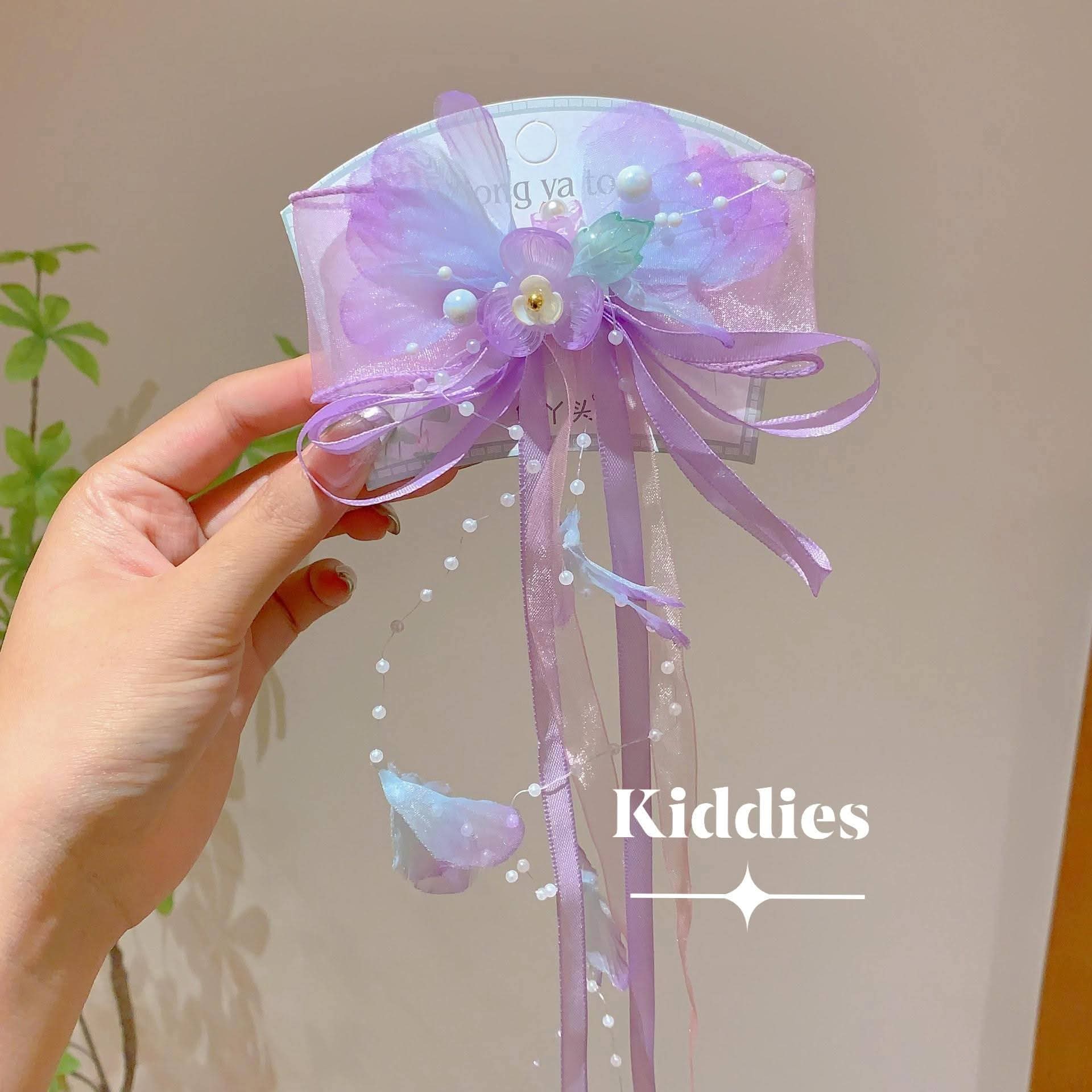 Fairy Bow flower clip
