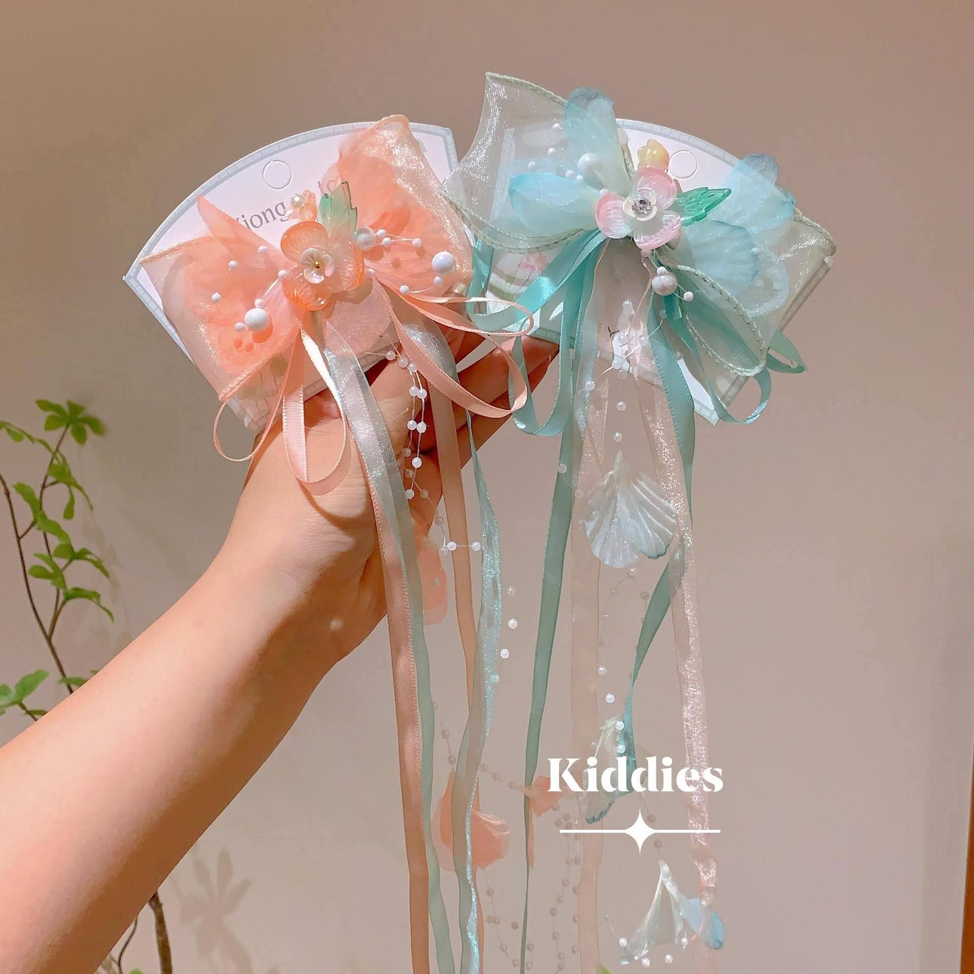 Fairy Bow flower clip
