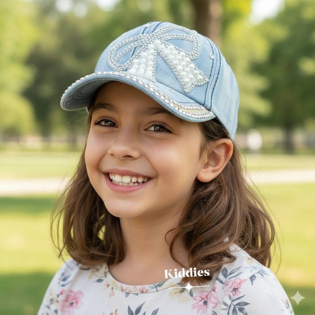 Denim luxury baseball cap