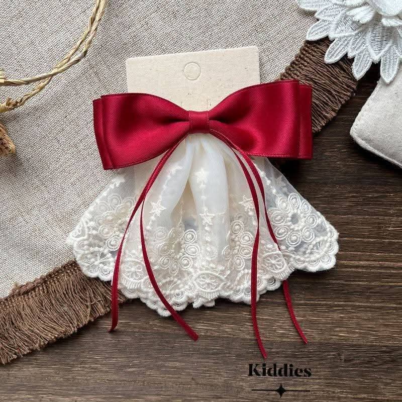 Fairy lace Bow clip
