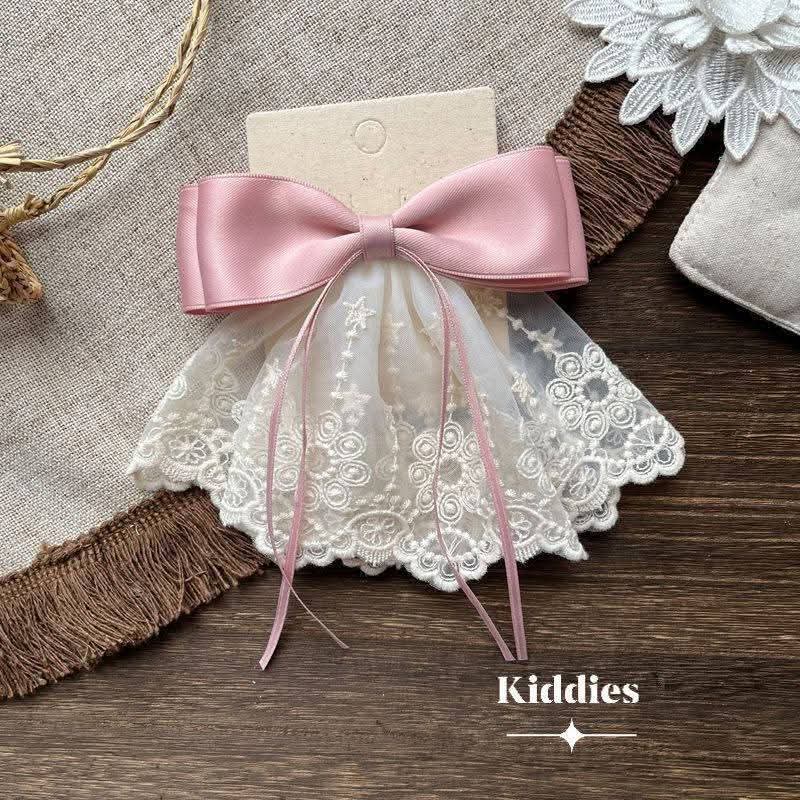 Fairy lace Bow clip
