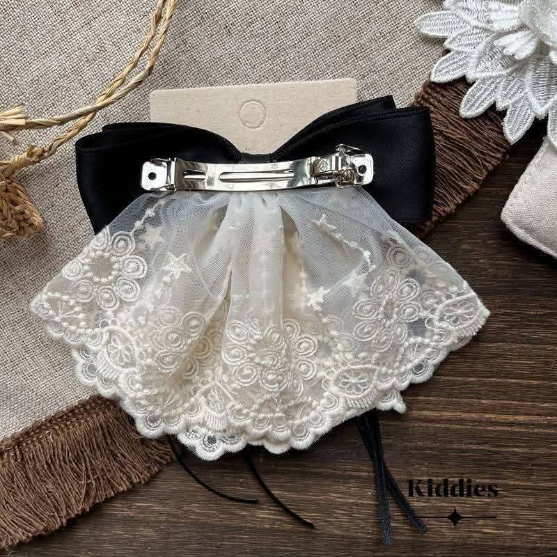 Fairy lace Bow clip