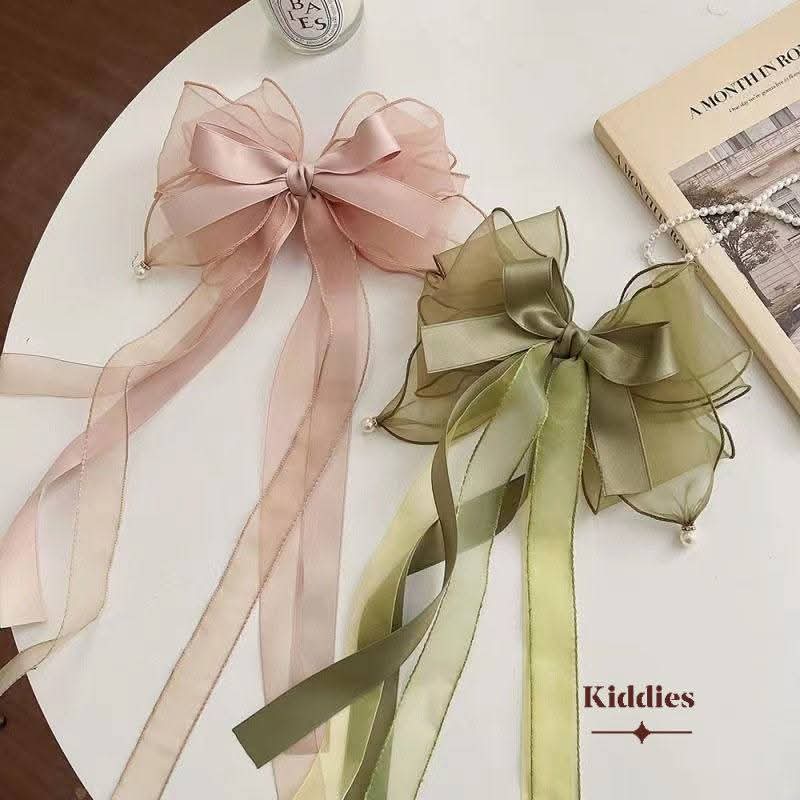 Fairy big bow clip