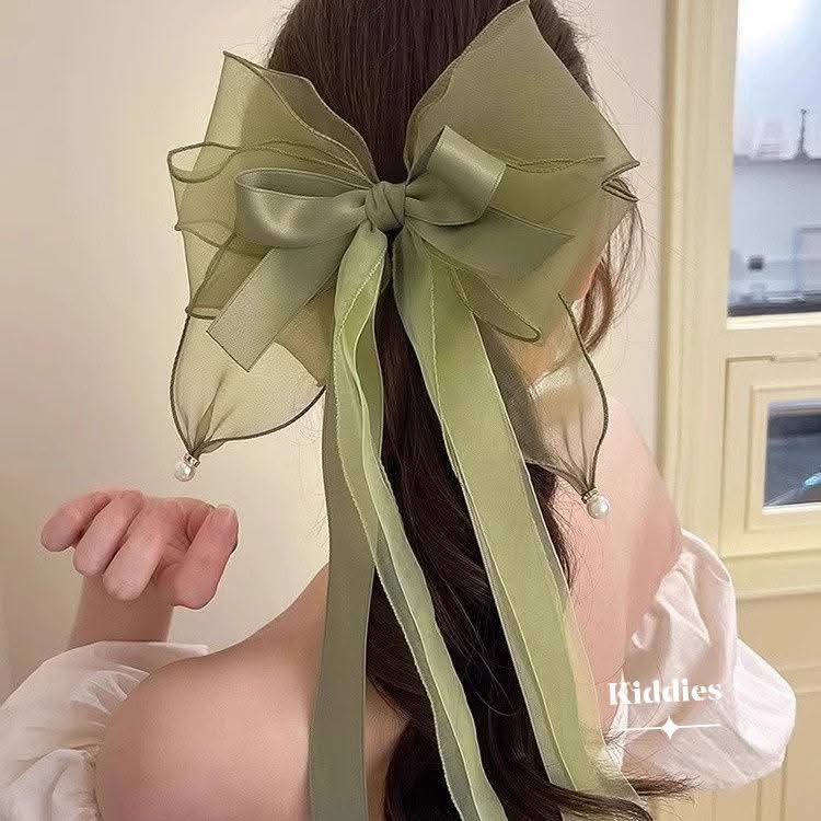 Fairy big bow clip