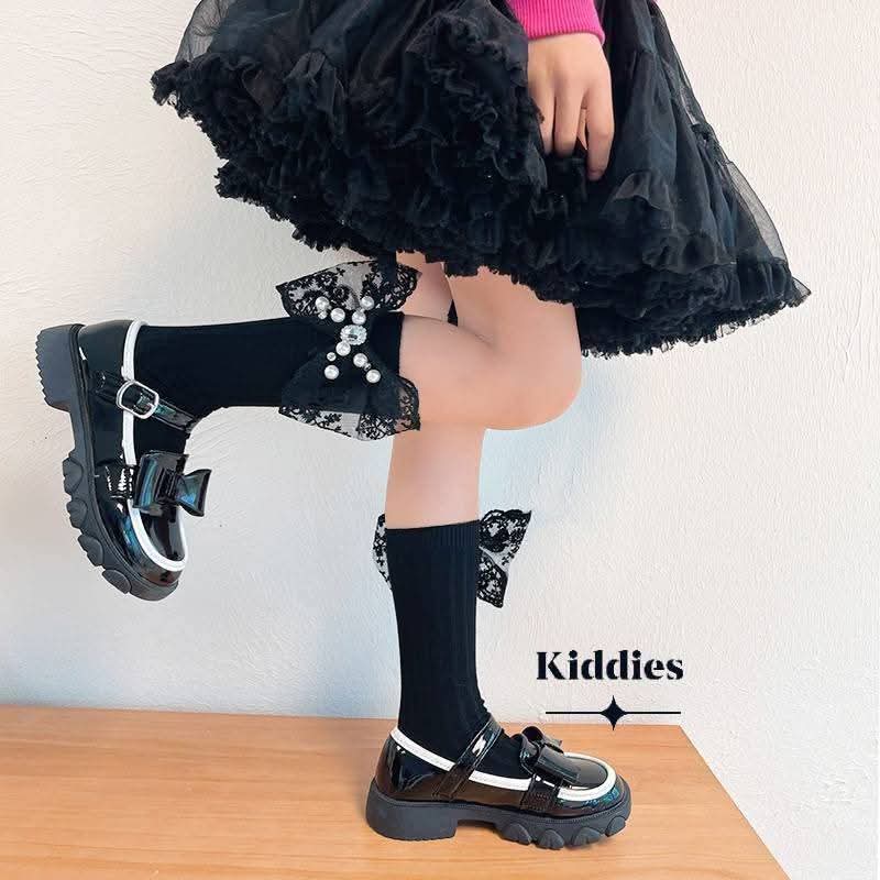 Bow long socks