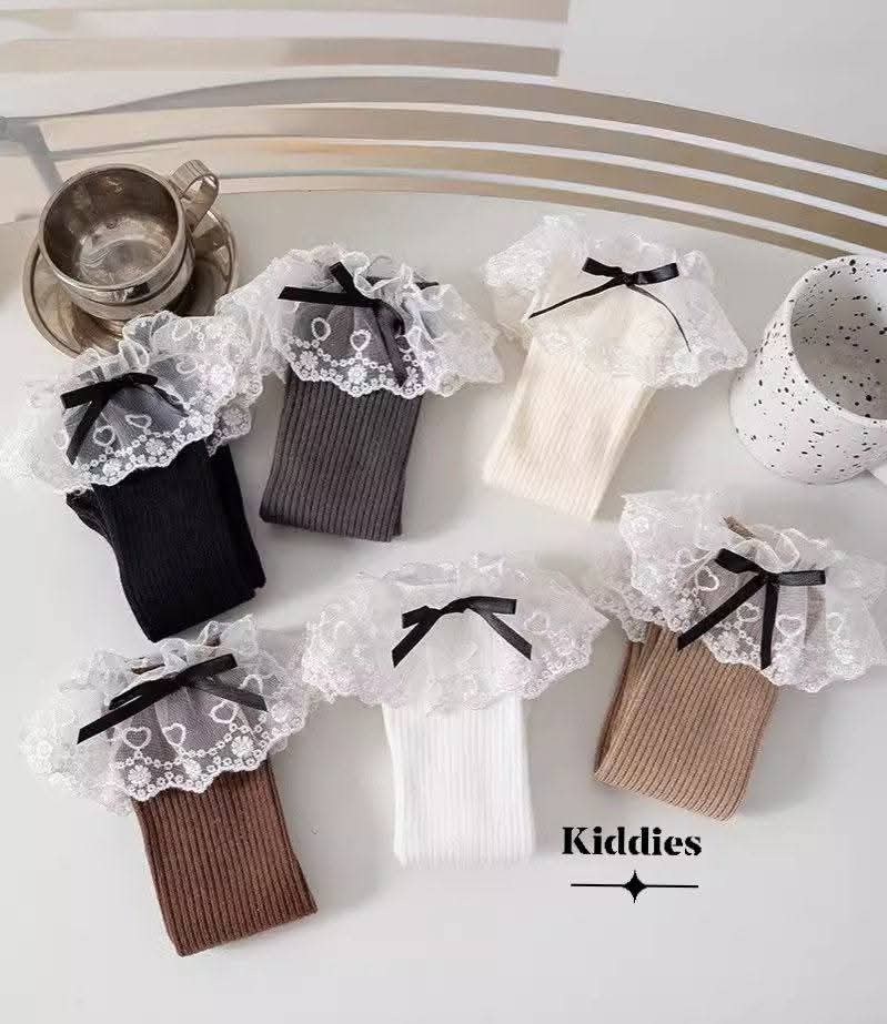 Long lace socks