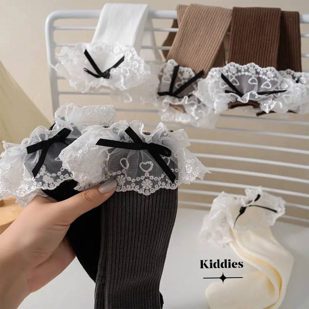 Long lace socks