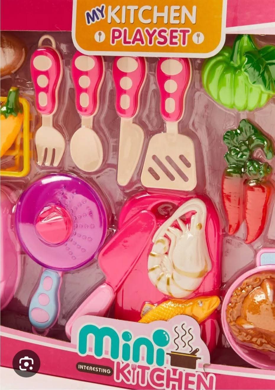 24 Piece Colorful Kitchen Set