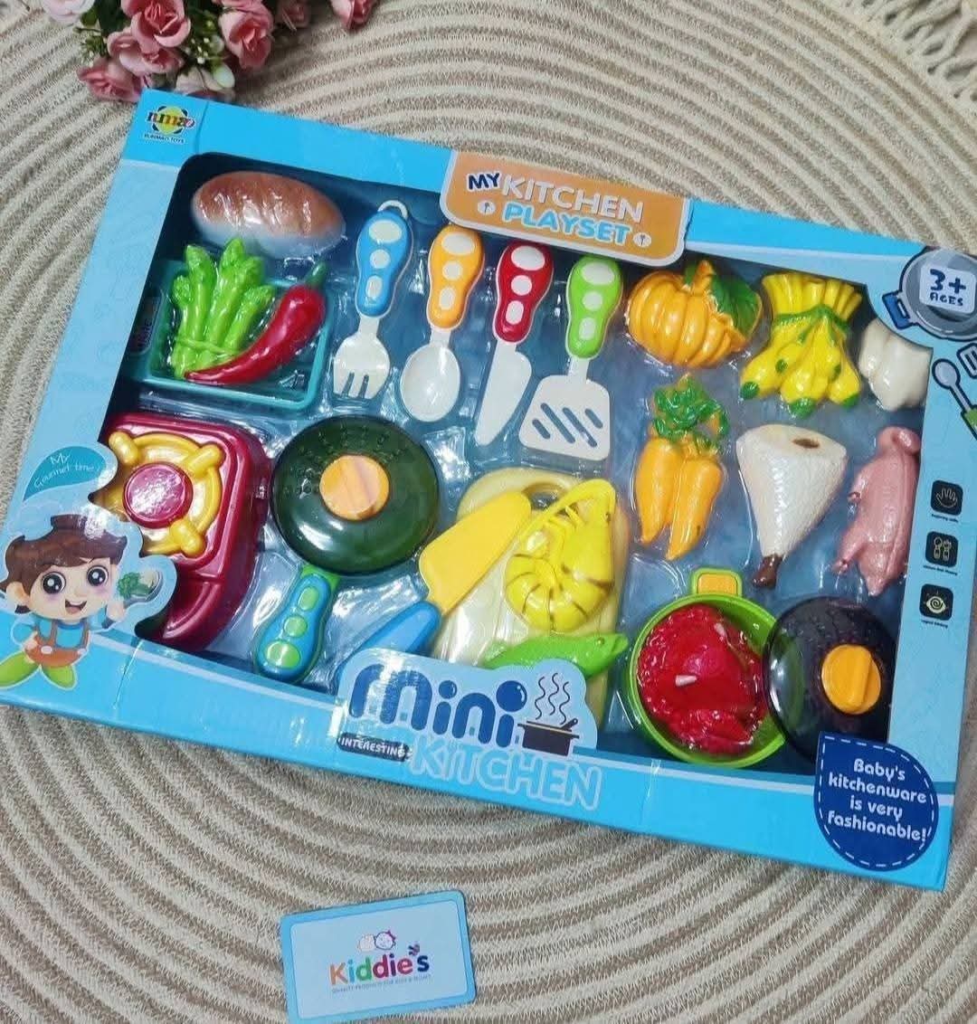 24 Piece Colorful Kitchen Set
