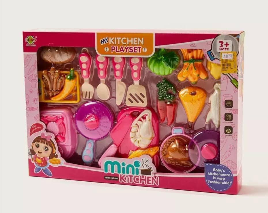 24 Piece Colorful Kitchen Set