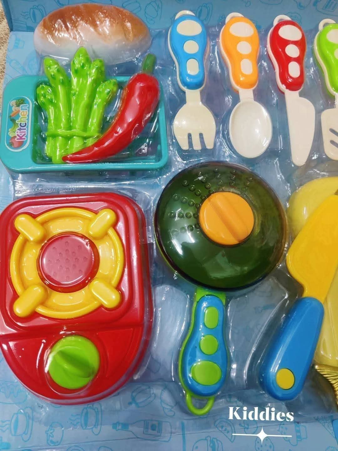 24 Piece Colorful Kitchen Set