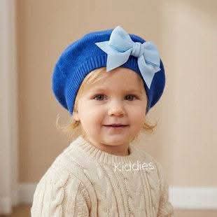 New Bow Beret Cap