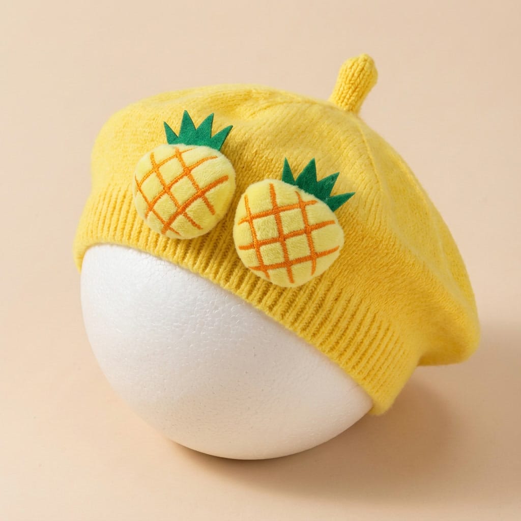 3D Fruits Beret Cap