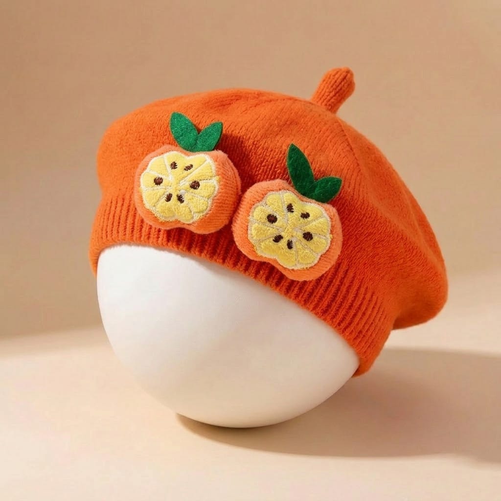 3D Fruits Beret Cap