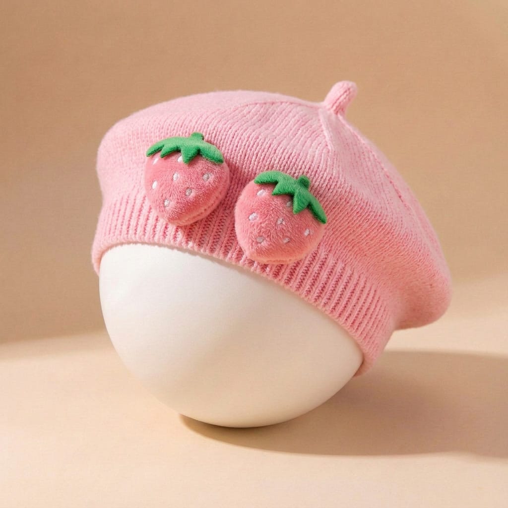 3D Fruits Beret Cap