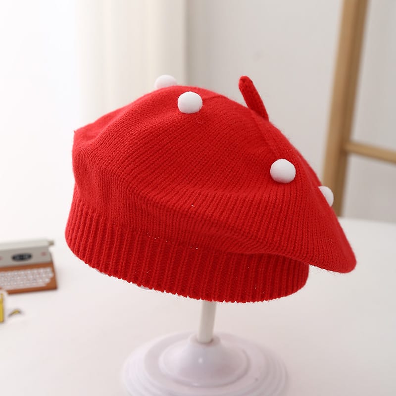 Ball Beret Cap
