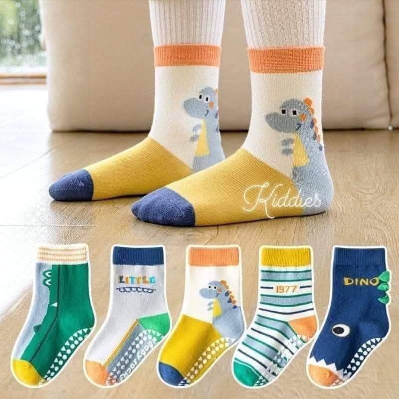 5 pair Blue Dyno socks set