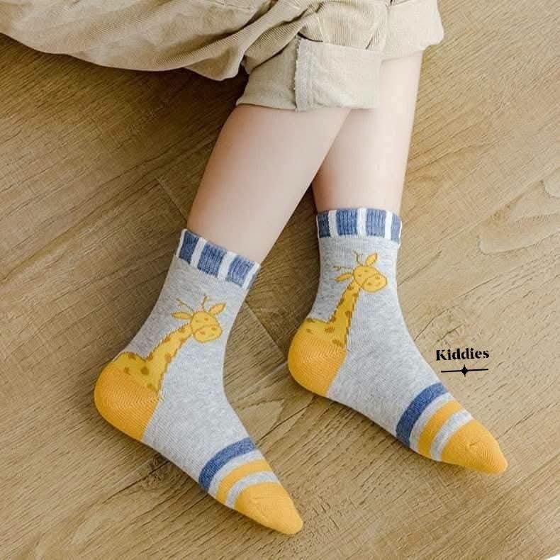 5 pair Giraffe Socks Set
