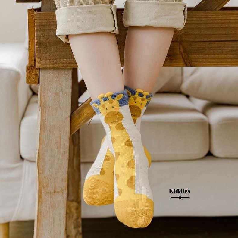 5 pair Giraffe Socks Set